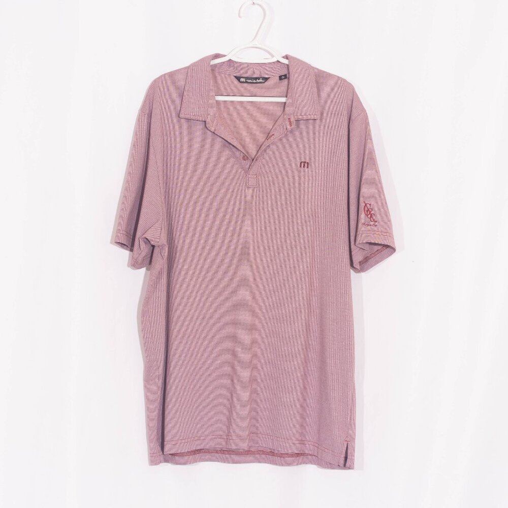TRAVIS MATHEW Golf Polo Shirt Size XXL